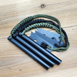 Allume-feu en tige de magnésium 12.7127E en acier inoxydable, outil de survie pour le camping en plein air - Product Image 1