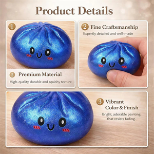 Nuevo 2026 Squishy de Dumpling con Purpurina y Caja, Juguete Sensorial Antiestrés - Product Image 5