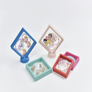 Caja de Almacenamiento de Joyería y Cosméticos de Película de PE Colorida, Caja Antipolvo para Anillos, Pulseras y Accesorios - Product Image 4