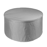 Sortie d'usine rond extérieur Polyester tissu matériel meubles de jardin étanche table ronde couverture