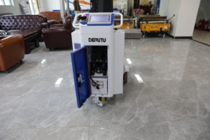 Robot <span class=keywords><strong>peintre</strong></span> mural automatique à batterie DM PRO 2025, moteur principal 48V, hauteur 4,2M, 800 ㎡ Machine à enduire /10h - Product Image 3