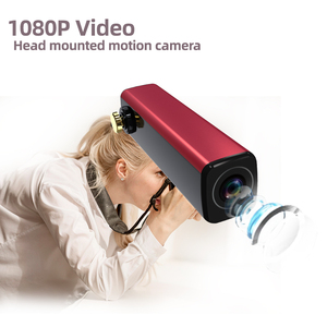 A33 Red grey đêm phiên bản không dây Head mounted máy ảnh Wearable WIFI <span class=keywords><strong>video</strong></span> máy ảnh Mũ bảo hiểm máy quay phim 30fps cho vloging - Product Image 6