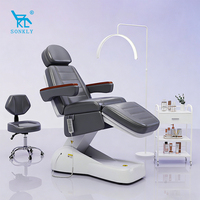 Tianshangli — table de massage avec 3 moteurs électriques, ajustable, lit de cils, fauteuil de traitement du visage pour Salon de beauté