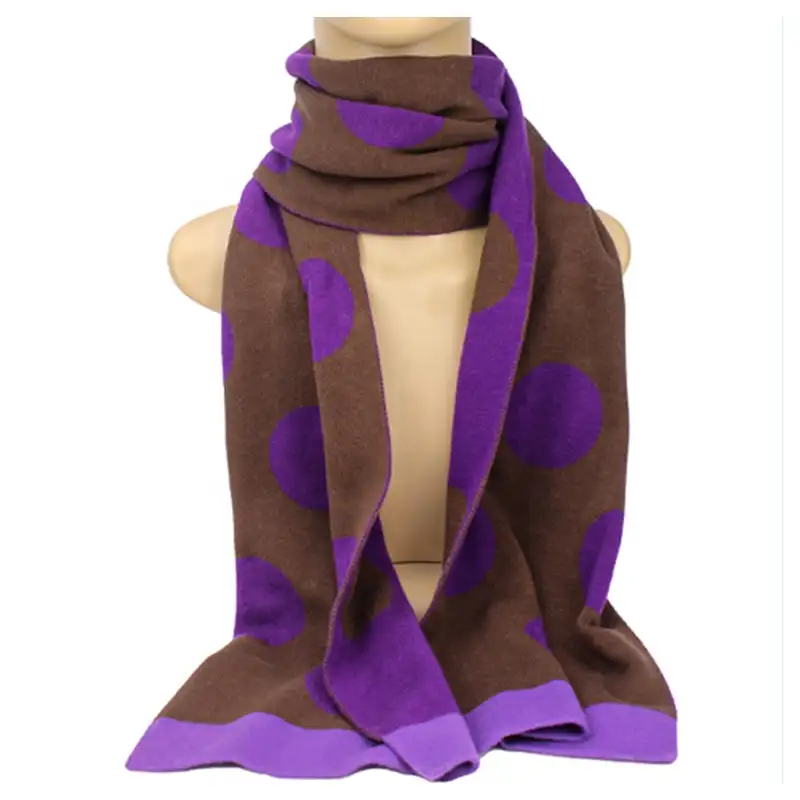 Bufanda gruesa y elegante para invierno, pañuelo bordado de algodón de lujo, diseño personalizado