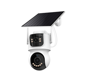 Cámara Solar <span class=keywords><strong>Icsee</strong></span> de Doble Lente 4G con Zoom Óptico de 6x y 4MP, PTZ para Uso en Exteriores, Cámara IP Inalámbrica CMOS para Interiores, Batería de Bajo Consumo - Product Image 1