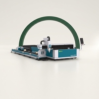 Machine de découpe laser pour tubes métalliques robustes, haute puissance 30000w, modèle LX3015PHT, avec table d'échange, à vendre