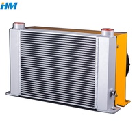 Échangeur de chaleur à plaques en aluminium AH1490L 250L/min 150W 220V/24V pour ventilation, réfrigération, mini-excavatrice, huile hydraulique, moteur pneumatique