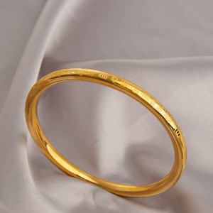 Braccialetto ereditarietà bracciale inciso con cuore Sutra antico metodo ereditarietà braccialetto femminile oro gioielli - Product Image 4
