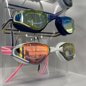 סגנון חדש בריכת שחיה משקפי שחיה משקפי מגן אנטי ערפל אנטי אנטי v ללא דליפה חזון ברור עבור גברים נשים מבוגרים - Product Image 2