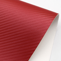 Rouleau de tapis de sol de voiture en cuir PU carbone pour siège de voiture