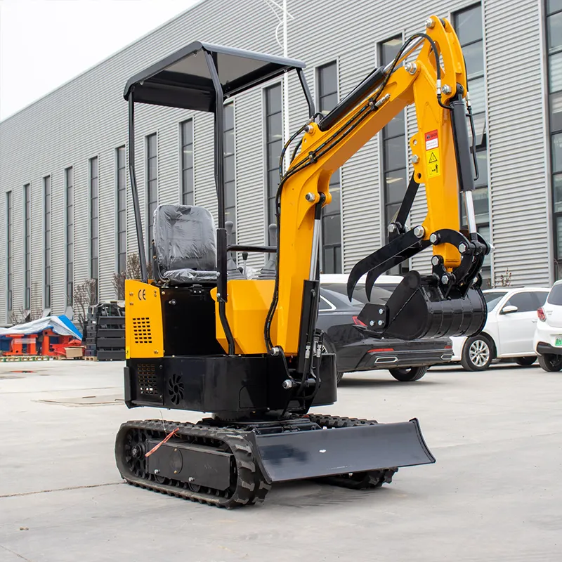 Free Shipping Chassis Width 930mm Mini 1.2t Small Digger CE EPA Euro5 China Wholesale Compact Mini Excavator