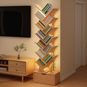 Estantería de Pared Moderna de 6 Niveles con Almacenamiento para Sala de Estar - Product Image 3