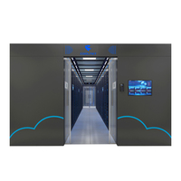 Centre de données micro-modulaire Coolnet haute fiabilité, solutions personnalisées à déploiement rapide, centre de données avec confinement des allées froides