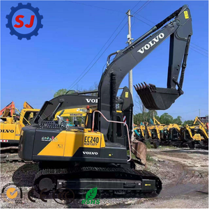 Excavatrice Volvo EC240 d'occasion de haute qualité, 24 tonnes, modèle 2024, moteur, pompe, boîte de vitesses d'origine coréenne, machine lourde à vendre - Product Image 1