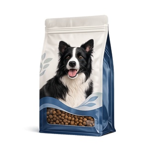 Bolsas para Mascotas con Fondo Cuadrado Impresas Personalizadas, Bolsas de Plástico a Granel con Cierre Hermético y Ziplock para Envasado de Alimentos para Mascotas - Product Image 1