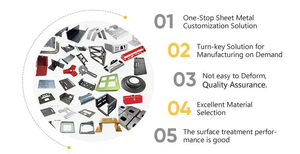 Petite commande accueillie fabrication personnalisée tôle estampage emboutissage profond découpe <span class=keywords><strong>Laser</strong></span> pliage CNC poinçonnage pièces de soudage - Product Image 4