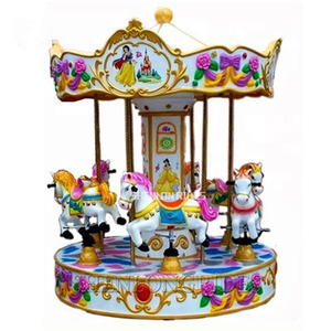 Kids Carousel Ride 6 giocatori Horse Carousel Game Machine Kiddie Ride Mini Carousel - Product Image 5