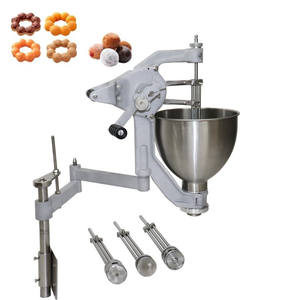 3 moldes fácil rápido portátil buena calidad Indio Mini <span class=keywords><strong>canela</strong></span> nuevo Donut Maker cocina Manual máquina - Product Image 2