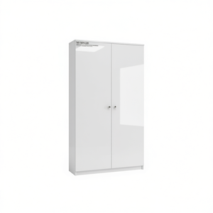 Mueble de Pared Moderno, Composición 503x40x H 220, Blanco Brillante, Mueble de Almacenamiento para Sala de Estar - Product Image 2