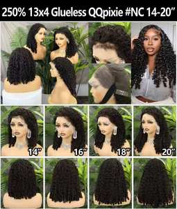 Promoción Letsfly: Pelucas Rizadas Birmanas de 87.2$ con Encaje Frontal 13x4, Color 10A, de 16 a 22 Pulgadas, Cabello Virgen Natural 100% Humano, Densidad 250% - Product Image 6