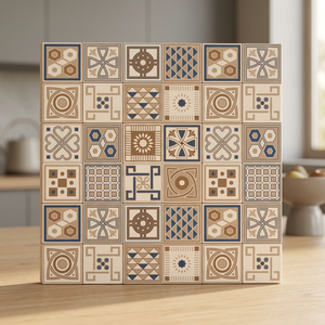 Série numérique Carreaux de stationnement en céramique mats à quartz moderne 300x300mm Cuisine extérieure Design classique - Product Image 3