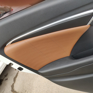 Honda Fit <b>Door</b> <b>Trim</b> Kit 2014-2020 Microfiber Leather 4 <b>Door</b> Panels Custom Made - Product Image 2