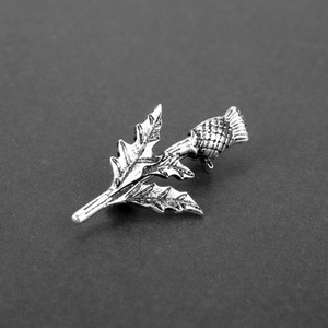 Broches Rétro <span class=keywords><strong>Viking</strong></span> pour Femme, Épingles en Alliage Plaqué Argent, Fleur Nationale Écossaise (Cardinelle), pour Corsage, Mariage, Fiançailles, Fête, Cadeau - Product Image 3