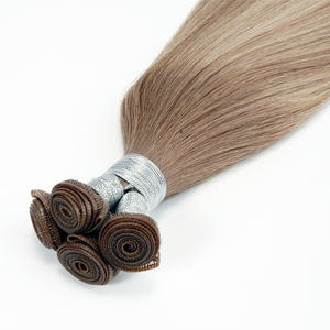 Extensions de cheveux Remy <span class=keywords><strong>série</strong></span> Luxe 8 étoiles Construction respirante ultra-mince Intégration invisible à double tirage pour la trame de génie - Product Image 4