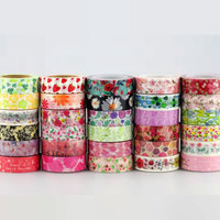 Rubans Washi Personnalisés pour Noël : Motifs Dessins Animés Mignons, Bonhomme de Neige, Animaux – Idéal pour Scrapbooking et Masquage