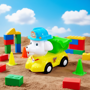 Camión de juguete para niños, lindo vehículo de construcción, empaquetado en malla - Product Image 2