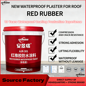 Source Factory Liquid Rubber Waterproofing Rubber Roofing Coating Liquid Rubber Roof <strong>Waterproof</strong> Coating for Brush or <strong>Spray</strong> - Product Image 1