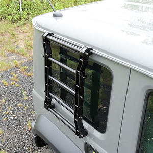 Echelle latérale en alliage d'aluminium pour <span class=keywords><strong>Suzuki</strong></span> <span class=keywords><strong>Jimny</strong></span> JB64 JB74 2018 + Year Offroad Car Accessories Designed in 4x4 Style - Product Image 5