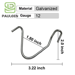 Galvanized T Post <strong>Fence</strong> <strong>Clips</strong> T Post <strong>Clips</strong> for Studded T Post - Product Image 2