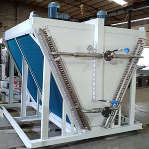 Enfriador Híbrido Horizontal Aidea con Ventiladores Axiales de Tiro Forzado, Circuito de Glicol-agua, 220V/380V, 30-35C, para Plantas Petroquímicas - Product Image 3