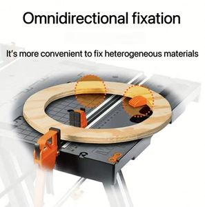 Bancs de travail multifonctionnels en bois DIY, scie à découper, établi de <span class=keywords><strong>menuiserie</strong></span> portable, <span class=keywords><strong>table</strong></span> de travail pliable, <span class=keywords><strong>table</strong></span> de travail mobile pour le travail du bois - Product Image 6