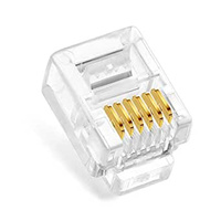 Meistverkaufter 6P6C RJ25 RJ11 RJ12 6-Pin Modularer Steckverbinder Telefonmodularstecker