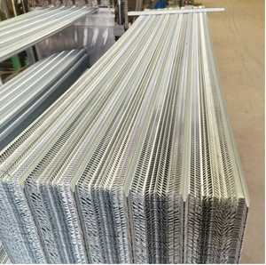 Fabricante de listones de acero corrugado hechos de bobinas de chapa de acero cortada y expandida en un patrón de espina de pescado <span class=keywords><strong>con</strong></span> nervaduras metálicas - Product Image 5