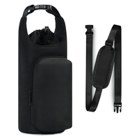 Porte-bouteille d'eau avec sangle, sac isotherme pour bouteille d'eau de 32 oz, sac bandoulière avec poche pour téléphone, pochette pour bouteille d'eau, randonnée, marche