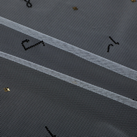 Tissu en tulle transparent à sequins étoilés, personnalisable OEM pour voile de mariée et robe de demoiselle d'honneur