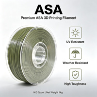Filament d'impression 3D Allmaker Excellent ASA, résistant aux intempéries, 1 kg, haute résistance, haute résilience, impression de filaments ASA 3D
