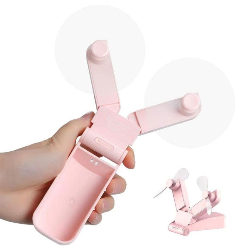 USB Gadgets Fan Mini Portable Pocket travelling USB Fan Handheld Foldable Fan