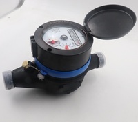 Compteur d'eau dn15 de classe B, type sec, corps en plastique