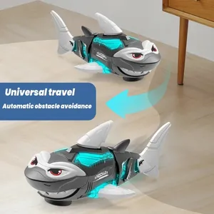 <span class=keywords><strong>Jouet</strong></span> <span class=keywords><strong>robot</strong></span> <span class=keywords><strong>requin</strong></span> électrique pour enfants en plastique avec musique dynamique et lumières LED, piles AAA, pour les enfants de 3 à 12 ans - Product Image 6