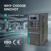 Variateur de fréquence SINOVO VFD 220V monophasé vers 3 phases 380V 0,75-22kW pour moteur AC 50/60Hz pour pompe à eau RoHS