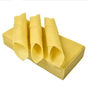 High Quality Pure Beeswax Honeycomb Sheet Honey Comb Sheet Made By Natural Beeswax For Candle And Beekeeping