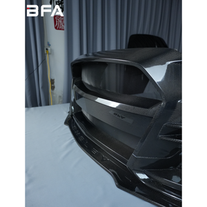 Pare-chocs avant tout en fibre de carbone noir BFA neuf pour <span class=keywords><strong>Ford</strong></span> <span class=keywords><strong>Mustang</strong></span> <span class=keywords><strong>GT</strong></span> 2015-2023, mise à niveau au style Shelby GT500 - Product Image 4