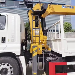 Grúa hidráulica telescópica Isuzu <span class=keywords><strong>de</strong></span> 8 toneladas montada en camión con caja <span class=keywords><strong>de</strong></span> cambios, bomba y motorreductor para transporte <span class=keywords><strong>de</strong></span> cargas pesadas (15m <span class=keywords><strong>de</strong></span> elevación) - Product Image 6