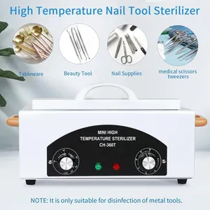 Esterilizador de Aire Caliente 300W, Esterilizador de Calor Seco para Cosméticos y Uñas, Gabinete Esterilizador para Salón de Uñas, Autoclave con Función de Temporizador - Product Image 2