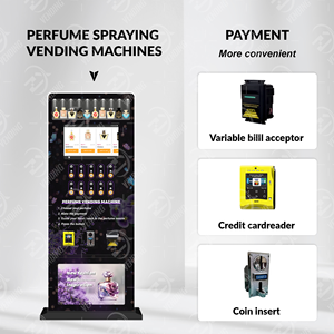 Custom Design Automatic Smart Wall <b>Mounted</b> 10 Buttons <b>Spraying</b> Perfume Vending Machine SDK Function ZXVENDING Brand for Sale - Product Image 5