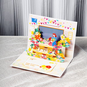 Tarjetas de Felicitación Pop-up 3D para el Día <span class=keywords><strong>del</strong></span> <span class=keywords><strong>Padre</strong></span>, Personalizables con Patrones y Tamaños a Medida, de Alta Calidad, en Oferta - Product Image 1